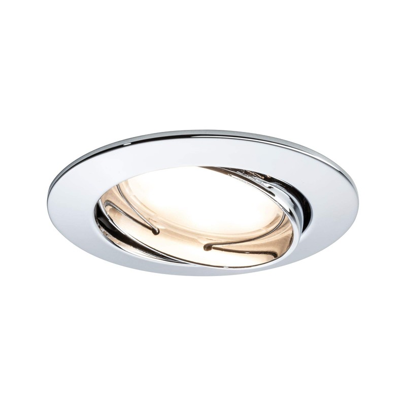 Paulmann 93981 LED Coin Flat Complete Set Mounting Frame Round