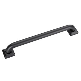 joyrain 500lb Capacity Stainless Steel Grab Bar - Heavy Duty Bathroom Safety Rail for Elderly, Anti-Slip Shower Handle, ADA Compliant (Matte Black, 16 inch)