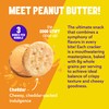 Mavericks Sandwich Crackers Cheddar - Cheese Filled Whole Grain Sandwich