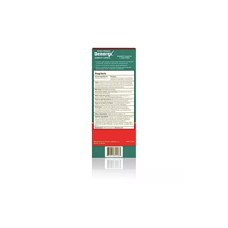 Denorex Extra Strength Dandruff Shampoo and Conditioner, 10 oz.