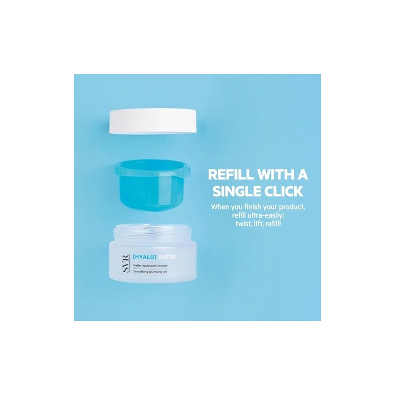 SVR Biotic HYALU Gel Hidratante Recargable Anti-Edad con Ácido Hialurónico,
