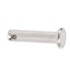 50Pcs Round Clevis Pins Flat Head 304 Stainless Steel Locating