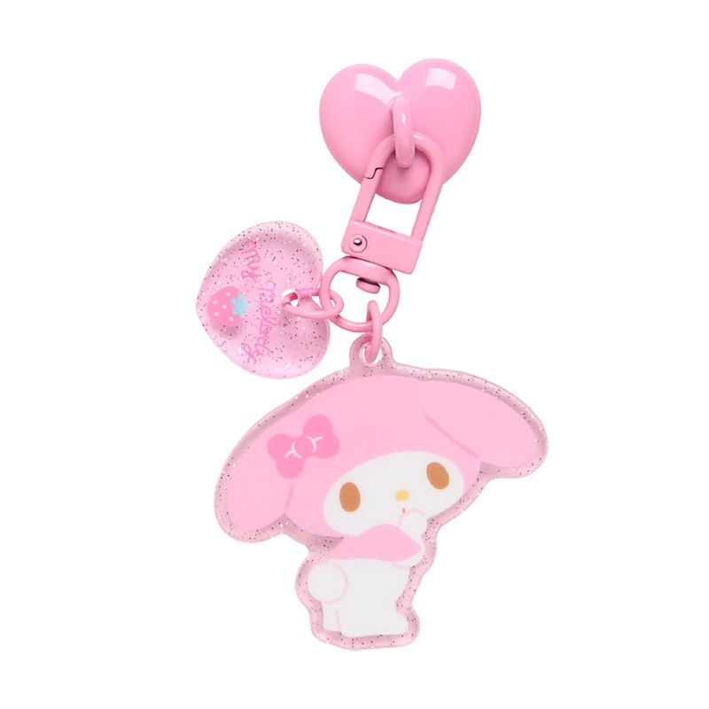 Sanrio 420972 My Melody Keyring Hanger with Mascot Keychain Strap