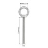 PATIKIL M12 x 120mm Lifting Shoulder Eye Bolt, 2Pcs 304
