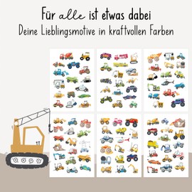 lila liebt dich® LLD-TAT 100 Trendy Children's Tattoos with Vehicles // Children's Tattoos Skin Friendly & Tested // Made in Germany // Gentle Tattoos Children Skin Friendly