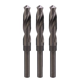 Yaowanguan 1/2 Inch Spiral Drill Bit - 19.5 mm HSS Spiral Drill Bench Drill Metal Drill Hole Opener DIY Tool for Stainless Steel/Iron/Copper/Aluminium/Wood/Plastic