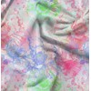 Soimoi Pink Cotton Poplin Fabric Flower Watercolor Print Fabric by