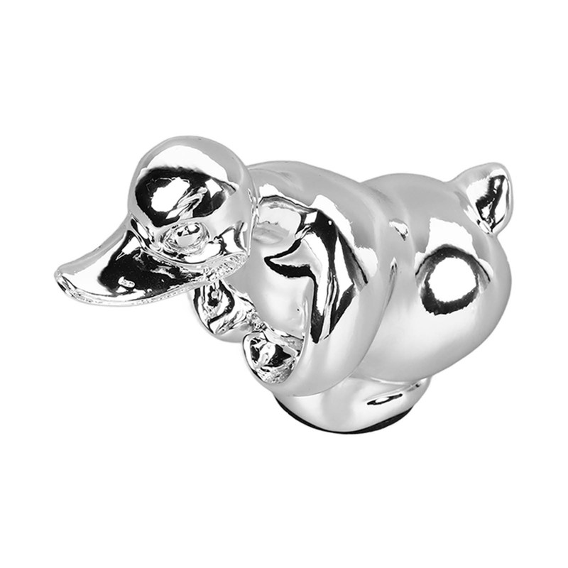 Duck Ornament Electroplating Resin Duck Sculpture Stylish Decorative Duck Figurine