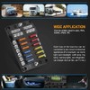 Costcom 12 Way Blade Fuse Auto Block Box Holder Indicator