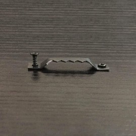 EesTeck EesTeck 50 Pack Small Sawtooth Picture Hangers - Steel Picture Hanging Solutions with Screws, for Hanging Clock Paintings Artwork Frame Hooks (Black)