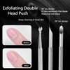 Stainless Steel Cuticle Pusher Tool,Cuticle Trimmer for Manicure Pedicure