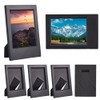 SOFPLATE 6 Pack 2X3 Inch Black Plastic Picture Frame Mini