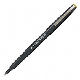 6 PENS: Pilot Razor Point Stick Pen, Extra Fine Point, Black, (11001)