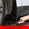 4 pcs Soft Material Automotive Car Mud Flaps Universal Fit