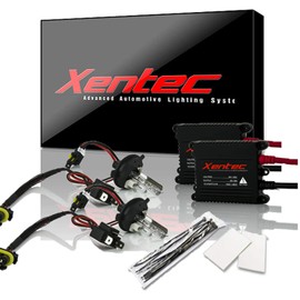 Xentec H4 (HB2) Hi/Lo (Low Xenon, High Halogen) 6000K HID Xenon Bulb with 55W EPEDC Slim Ballast Bundle (Ultra White)