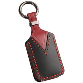 [smasol] Subaru Key Case, Cross Trek Key Cover, Forester Key Cover, Revogue Impreza Key Case, Genuine Leather, 3 Buttons Subaru Levorg Forester Key Case, Engine Starter / Black