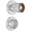 EZ-FLO 15093 Adjustable Shower Rod Flange, Chrome, 0.79 x 2.91 x 3.4, Silver