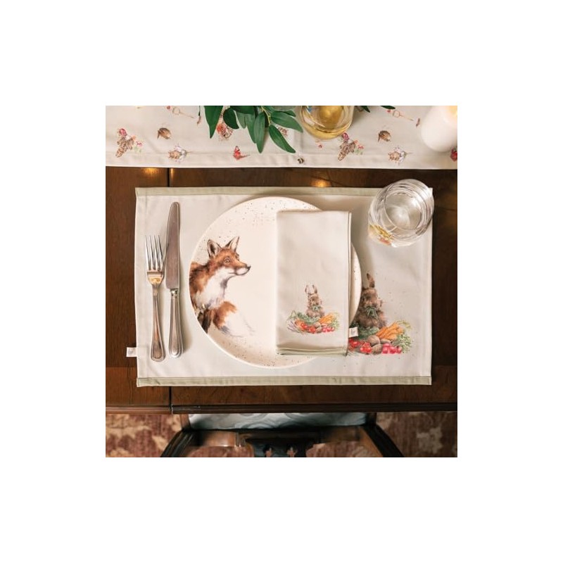 Wrendale Designs - Garden Friends' Set of Four Animal Fabric