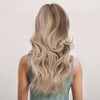 Women Long Wavy Light Blonde Wig Lady Fashionable Cosplay Party