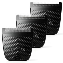 Compatibility for Manscaped The Lawn Mower 5.0 Ultra Trimmer Blades, Hygienic Snap-In Ceramic Blade with Metal Guard, Fit for Manscaped Lawn Mower 5.0 Ultra Replacement Blades（3PACK）