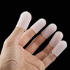 Fdit 5pcs Silicone Finger Protector Thumbs Cover Fingertip Gloves for