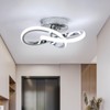 Toolight Ceiling Light LED Silver, 3000 K, 25 cm