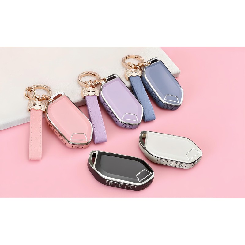 TECARATE for kia Key Fob Cover - 5 Button Soft