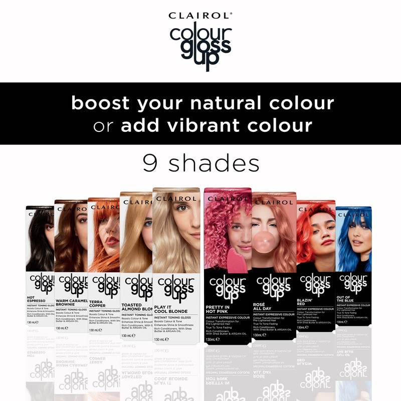 Clairol Colour Gloss Up Instant Toning Gloss, Hot Espresso, 130ml
