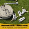 Innconee 2 Set Camlock Fittings Type C&E 2 Inch Aluminum