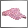 Buzz Selection CAP360 Women's Visor, Sun Visor, Hat, Rhinestones, Running,