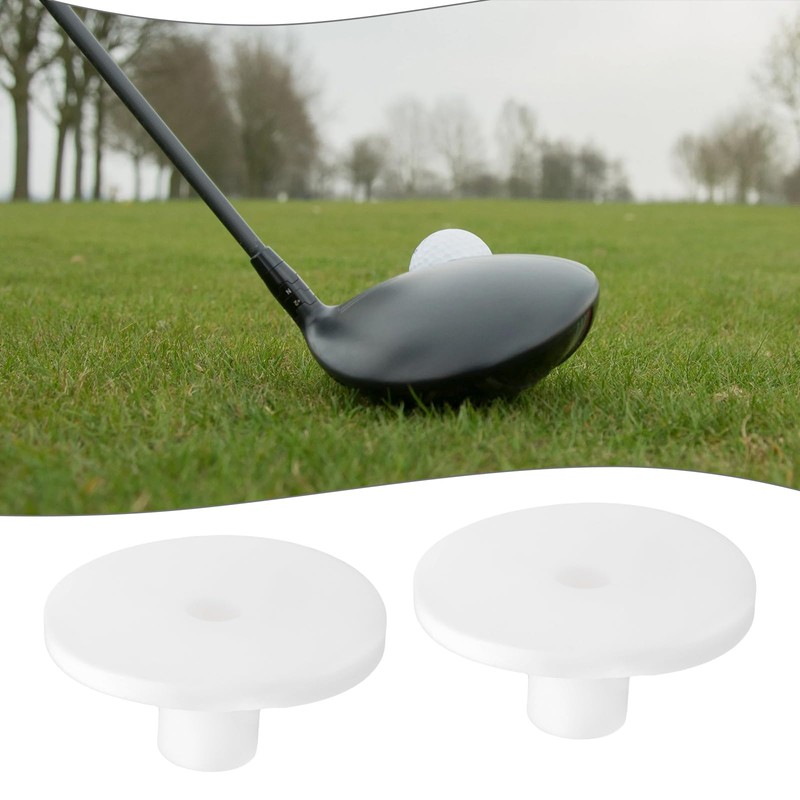 eMagTech 4pcs 25mm Rubber Driving Range Golf Tee Adjustable Height