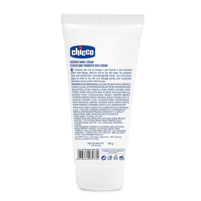 Chicco 100 ml Rich Cream