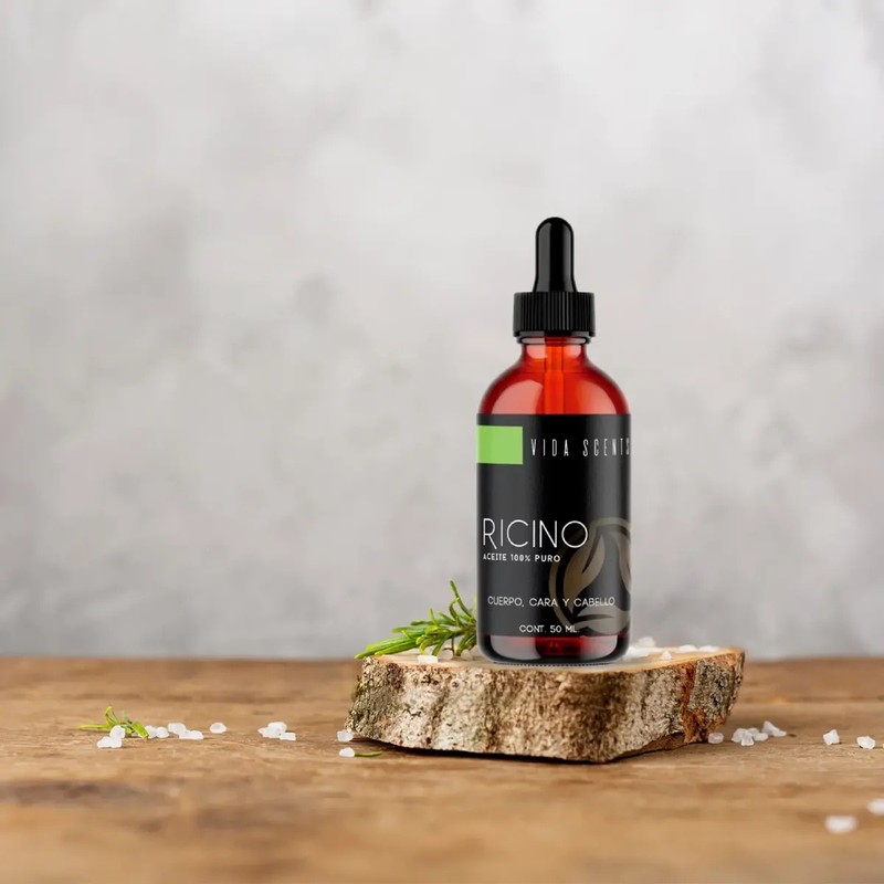 Aceite De Ricino 100 Puro, Natural 50 Ml. Vida Scents