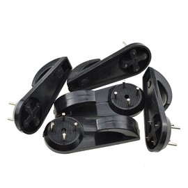 Binzzo 5.1cm Length Hardwall Hanger Non-Mark Instantly Hanging Strong Adhesive Invisible Traceless Nails Hooks Mount Fasteners 10 Pieces for Picture Frames LED Light Apartment Cinder Block Wall