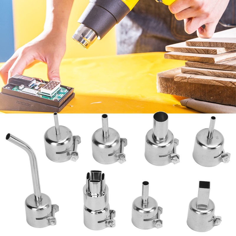 8 Pieces Universal Heat Gun Soldering Station Nozzle, Welding Gun