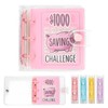 Mafegu Mini Money Saving Binder with 25 Envelopes, $1000 Savings