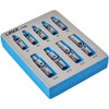 Laser 7146 Universal Joint Star Socket Set 1/4"D, 3/8"D 9pc