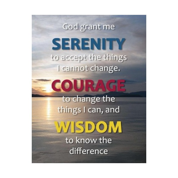 The Serenity Prayer Journal: A Large (8.5" x 11") Notebook,