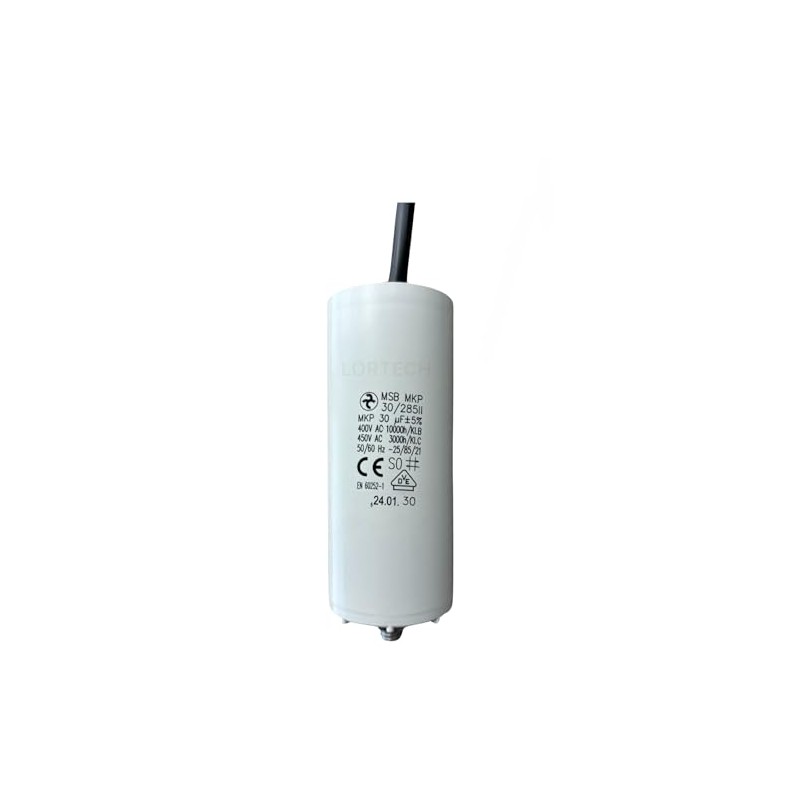 LORTECH Permanent Capacitor 30μF 450V Cable