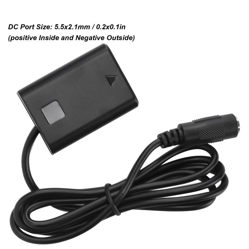 NPFW50 Dummy Battery DC Coupler Power Adapter with USB Drive
