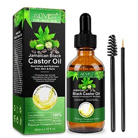 Castor Oil, Pure Cold Pressed Castor Oil for Hair Growth, Hair Loss, Improving Scalp, Eyebrows and Eyelash Growth for Men and Women