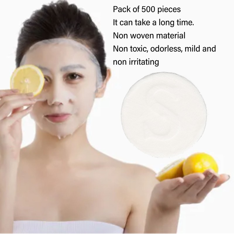 500pcs Compressed Face Masks Mild Absorbent Skincare Disposable DIY Mask
