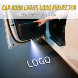 DZJJHK 4Pcs Never Fade Car Door Lights Logo Projector,LED Welcome Lights Puddle Light for Q50 Q60 Q70 G25 G37 QX50/56/60/70/80 M25/35/37/45/56 FX35/37/45/50 EX25/35/37 Ghost Shadow Lamp