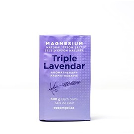 Epsomgel™ Triple Lavender - Magnesium Mineral Bath, 500 g
