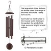 Large Wind Chimes 48" for Outside Deep Tone,Sympathy Memorial Wind
