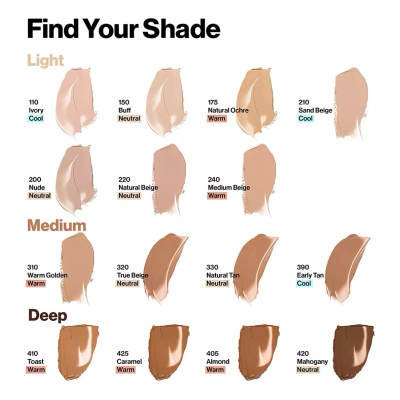 Revlon Maquillaje Colorstay Full Cover Foundation Sand Beige