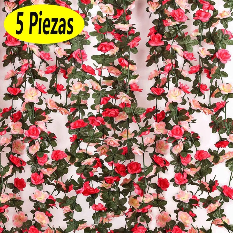 Drakrlove Corona De Rosas Artificiales Para Decoración De Boda, 5