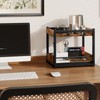 HOOBRO Kitchen Countertop Organizer, Corner Shelf Organizer, 2-Tier Spice Rack