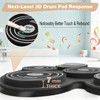 Electric Drum Set with 7 Colorful LED Light Patterns, Better