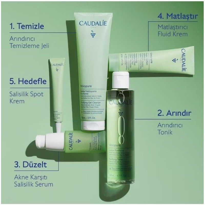 Caudalie Vinopure Fluido Matificante Hidratante - 60 mL